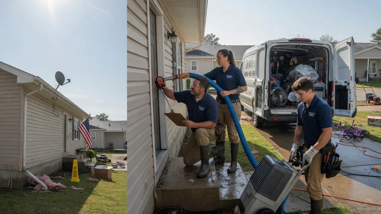 Ceiling Water Damage Restoration in Opelousas, LA near me